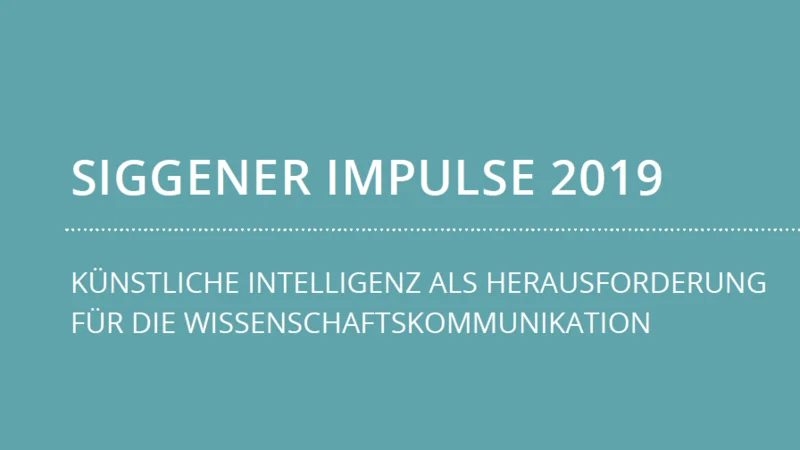 Vorschau Siggener Impuls 2019